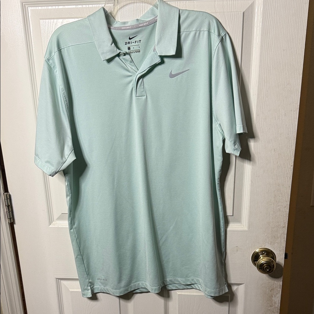 Nike Men's Aqua Polo Shirt